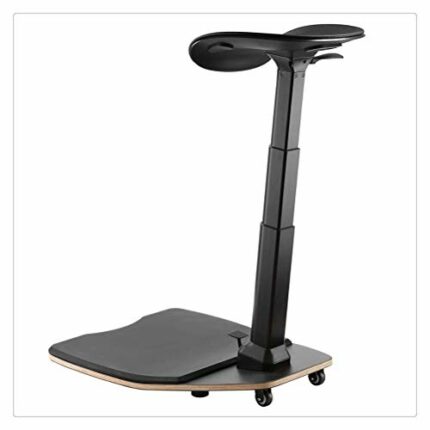 bangongyi Multifunction Adjustable Ergonomic Standing Office Stool & Desk Chair, Up to 125kg (277 Pounds) Modern Healthy Office Chair