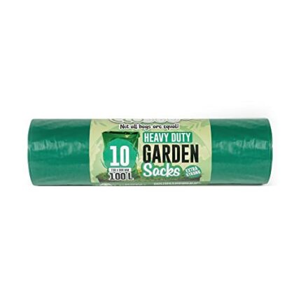 100Litre,10 Heavy Duty Garden Sacks Bags-Made from Recycled Waste - EcoBag