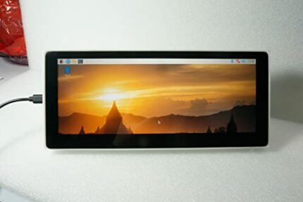 ElecLab 10.3 Inch 1280x480 Touchscreen Monitor HDMI Capacitive LCD Display Speaker Case for RPI 4B 3B+ 3B 3A+ 2B B+