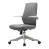 FGHOEV Ergonomic Office Chair Mid-Back Home Desk Chair with Lumbar Support Small Mesh Computer Chair