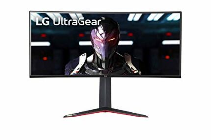 LG 34'' 21:9 Curved Ultragear Gaming Monitor with G-Sync Compatible, Adaptive-Sync, Black (34GN85B-B)