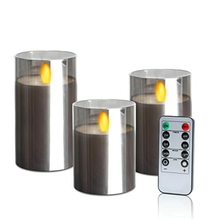 CeSunlight Battery Candles, Led Flameless Candles with Remote, Battery Tea Lights for Halloween Decoration, Christmas, Festivals, Weddings, 500+