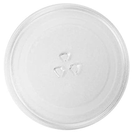 SPARES2GO Universal Glass Turntable Plate for Small and Medium Microwave Oven (255mm / 10" Diameter)