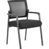 Boss Office Products Mesh 4-Legged Guest Chair, Black