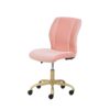 SDFGH Plush Velvet Office Chair, Pearl Blush Office Chairs Office Chairs Computer Chairs