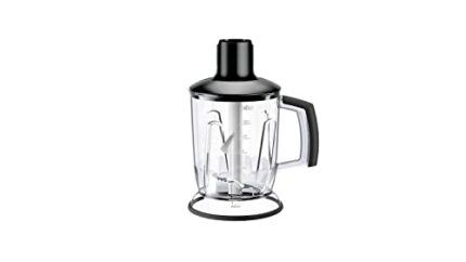 Braun Household MQS 601 BK Blender Attachment with EasyClick Plus System - Accessory for Braun Household Hand Blender MultiQuick 7 and 9, BPA-Fre
