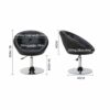 Straw Desk Chairs with Wheels/Armrests Modern PU Leather Office Chair Midback Adjustable Home Computer Executive Chair (Color : C)