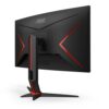 AOC Gaming C27G2ZU - 27 Inch FHD Curved Monitor,240Hz, 0.5ms, VA, AMD FreeSync Premium, Height Adjust, USB Hub, Speakers (1920x1080 @240Hz, 300cd