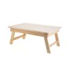 N/A Pine Wood Folding Laptop Desk Portable Lap Table For Study And Reading Home Lazy Bed Desk Home Furniture