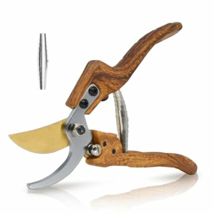 X-COTEC Garden Secateurs, Professional Pruning Shears with Sharp and Stainless Steel Blade, Garden Scissors, Anvil Secateurs Ergonomic Shape Gard
