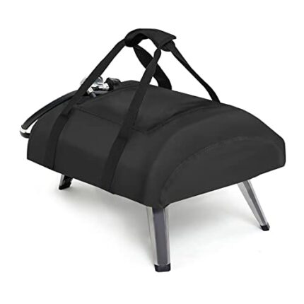 Fenghome Pizza Oven Cover for Ooni Koda 12, Waterproof 600D Pizza Oven Covers Portable Outdoor Pizza Oven Carry Covers with New Top Zip Pocket -