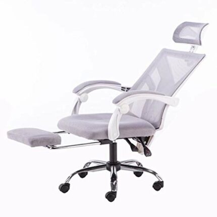 n/a Ergonomic High Back Mesh Office Chair with Adjustable Armrest Lumbar Support Headrest Swivel Task Desk Chair Computer Chair Guest Chairs Rece
