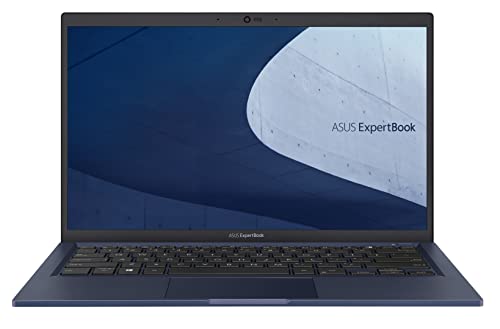 ASUS ExpertBook B1 Business Laptop, 14” FHD, Intel Core i5-1135G7, 512GB SSD, 8GB RAM, Military Grade Durable, AI Noise Cancelling, Webcam Privac