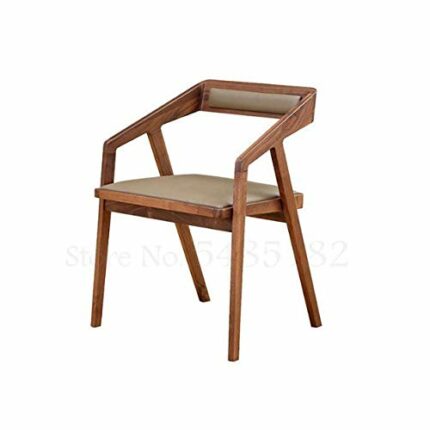 n/a Solid Wood Office Chair Leisure Visitor Home Computer Chair Backrest Chair Modern Minimalist Conference Reception Chair