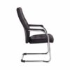 WALNUT Leisure Meeting Computer Chair Home Office Chair Ergonomic Chair Comfortable Bow Leather Chair Staff Chair (Color : Black)
