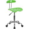 Flash Furniture Office Chair, Chrome, Wine Red, 41.91 x 43.18 x 88.27 cm