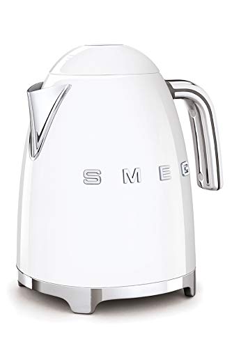Smeg KLF03WHEU Electric Kettle KLF03WHEU-chrome, Stainless Steel, 2400 W, 1.7 liters, White