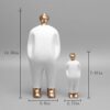 CXJJ Modern Tabletop Statues，desktop Crafts，decorative Artwork for Home or Office Office home bedroom living room