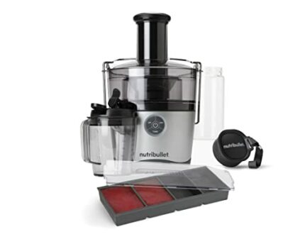 Nutribullet NBJ-200 Juicer Pro Compact 2 Litre Pulp Basin 1000 W Black, Silver