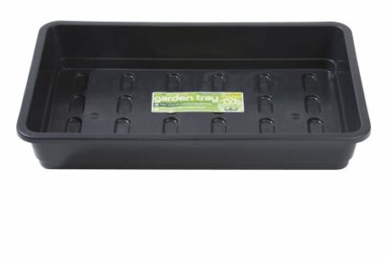 Garland GAL54FNB1 1 x Standard Full-Size Seed Tray, Black, no holes, 38x6x24 cm