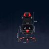 ygqbgy Study/Office Chair Gaming Seat Pc Gamer Chair Rotating Office Furniture with Handrails Mesh Chair