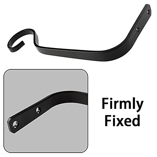 NA 2 Sets Iron Plant Hangers Wall Hooks Hanging Basket Brackets for Garden Bird Feeders, Planters, Lanterns, Wind Chimes,Flower Pot Hook Hanger