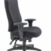 Office Hippo Professional 24 High Back Office Chair, 150 kg Weight Tolerance, 2D Arms, Asynchro Mechanism, Ratchet Back, Fabric, Black