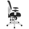 Flash Furniture Office chair, Mesh, Foam, Plywood, Polyester, Plastic, Metal, 68.58 x 64.77 x 112.4 cm