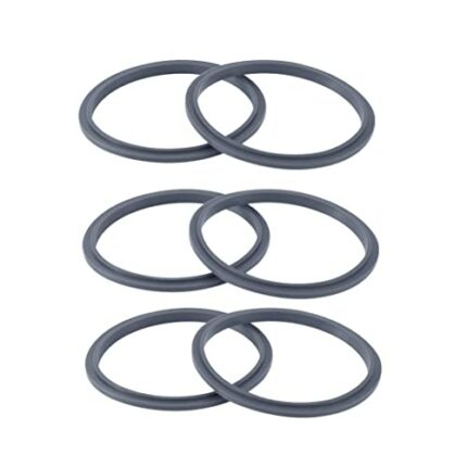 6PCS Gasket Replacement Rubber Ring Seal Rings Gaskets Part for Nutribullet Replacement Parts Accessories Blender 900 Series 600W and 900W