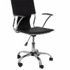 Piqueras and Crespo 214 – Ergonomic Office Chair with Fixed Arms, Adjustable Height and 360 Degree Rotating