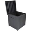 Pure Garden Outdoor Storage Box, 50-Gallon, Gray