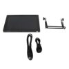 Aeun Capacitive Touch Display, Computer Monitor 10.1in Metal Easy To Use Menu Function Multi Interface Built in Speakers for DVRs