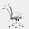 DINGZZ Office Chair, Mid Back Breathable Mesh Office Desk Computer Desk Chair with Lumbar Support