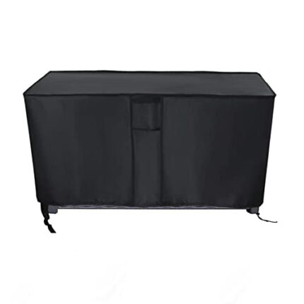 Jungda Outdoor Deck Storage Box Cover for 134 Gallon Deck Boxes,Waterproof Patio Storage Box Cover - 56 X 28 X 27 Inch