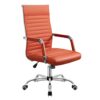 LEIGE Faux Leather Lift Swivel Office Conference Gaming Desk Chair Executive Conference Task Chair with Arms (Color : Argento, Size : Light Grey)