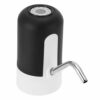 Water Bottle Pump, Portable Electric Water Bottle Dispenser Water Dispensing Pump with Food Grade Silicone Hose, for Home Office(black)