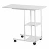 Over Bed Table, Home Office Portable Mobile Over Bed Table Sofa Couch Rolling Wheel Laptop Computer Desk