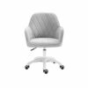 Stylish Computer Chair Lifting & Rotary Sofa for Student Dormitory Home Fabric Game Chair Office Chairs with Wheels