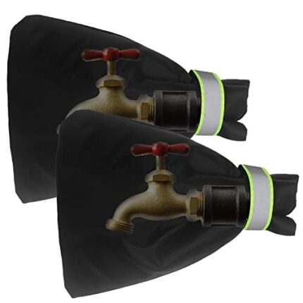 Outside Tap Covers for The Winter - Vaktop 2PCS Outside Tap Cover with Reflective Strip, Waterproof Thickened Tap Jacket Insulated Protector - fr