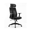 ZXNRTU Relax Comfortably Safe Ergonomic Office Chair, Mesh Computer Desk Chair with Adjustable Lumbar Support, Armrest, Headrest - High Back Exec