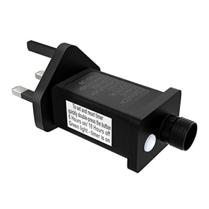 31V Transformer Plug for Christmas Lights, BOLWEO LED Transformer Power Supply Adapter with 8 Modes,Timer,Memory,IP44 for Christmas Tree Lights,N