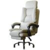 JHKZUDG High Back Executive Office Chair,Reclining Office Chair with Armrest,Reclining Computer Chair with Adjustable Height, Swivel Wheels And R