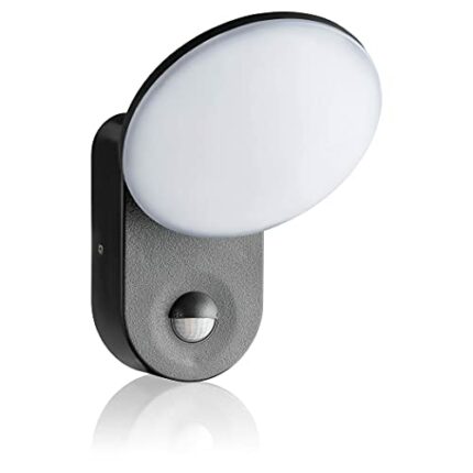 SEBSON Outdoor Lights Mains Powered - Security Lights Outdoor Motion Sensor - PIR Sensor - LED Outside Wall Light - Cool White 15W 1300lm IP65 -