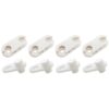 Spare Hardware Parts HEMNES Shoe Cabinet Parts Replacement for IKEA Part #110364 and #116713 (Pack of 4 Each)