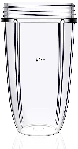 KINDOYO Replacement Juicer Cups - 18OZ 24OZ 32OZ Blender Cups for NutriBullet Juicer Mixer Replacement Parts Nutribullet Accessories 600W 900W, 2
