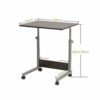 WALNUT Height Adjustable Office Desk, All-Purpose Utility Table, Sit to Stand Up Desk Home Computer Desk