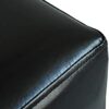 GTYT Leather Footstool Foot Rest Small Seat Foot Rest Chair Black Home Office with Legs