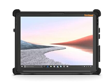 MobileDemand Ultra Rugged Standard Case for Microsoft Surface Pro 8 – Heavy Duty Tablet Case – Briefcase Handle, Hand Strap, Keyboard Compatible