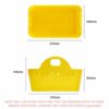 Silicone Air Fryer Liners 4pcs Set Dual Air Fryer with Gloves for Dual Air Fryer Xcui, Ninja Af400UK, AF451UK, Tower, Salter, Instant Vortex, Tef