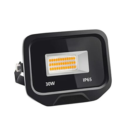 bapro 30W Flood Lights Outdoor 3500K, 3000LM LED Floodlight Super Bright, Warm White Security Light, IP65 Waterproof Work Light, Outside Lighting